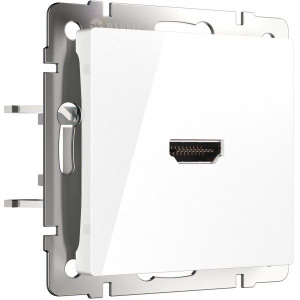 Розетка HDMI Werkel (белый) БЕЗ РАМКИ