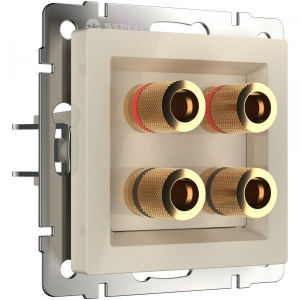 Розетка Audio Werkel (слоновая кость) БЕЗ РАМКИ