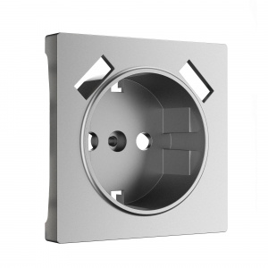 Накладка для USB розетки Werkel (серебряный матовый)