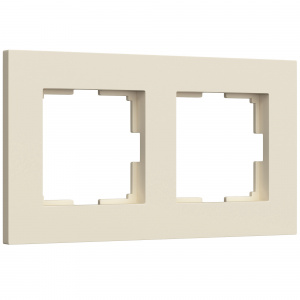 Рамка 2я Werkel Slab айвори матовый