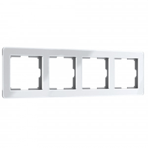Рамка 4я Werkel Acrylic белый