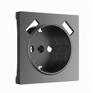 Накладка для USB розетки Werkel (графит матовый)