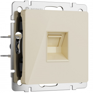 Розетка PC RJ-45 Werkel (айвори акрил) БЕЗ РАМКИ