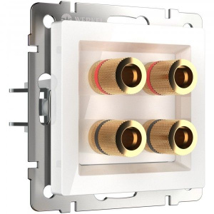 Розетка Audio Werkel (белый) БЕЗ РАМКИ