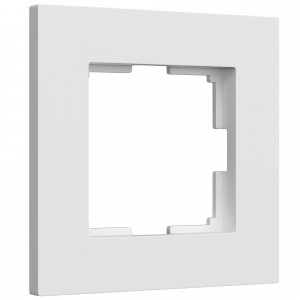 Рамка 1я Werkel Slab белый матовый