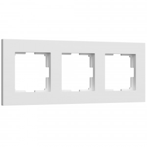 Рамка 3я Werkel Slab белый матовый
