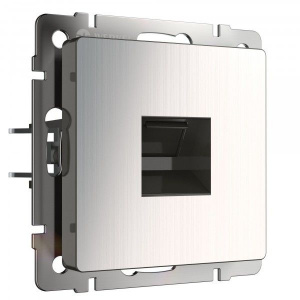 Розетка PC RJ-45 Werkel (глянцевый никель) БЕЗ РАМКИ