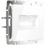 Розетка RJ-11 RJ-45 Werkel (белый) БЕЗ РАМКИ