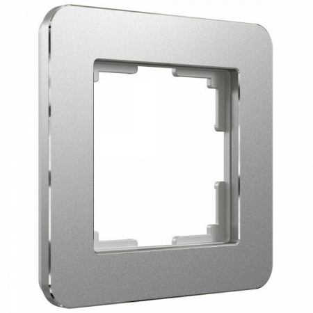 Рамка 1я Werkel Platinum алюминий