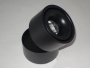 Светодиодный светильник Drum LED 12W R-100-WW-Black-IP44 белый