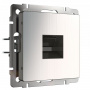 Розетка PC RJ-45 Werkel (глянцевый никель) БЕЗ РАМКИ
