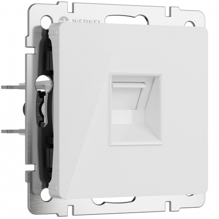 Розетка PC RJ-45 Werkel (белый акрил) БЕЗ РАМКИ