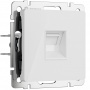 Розетка PC RJ-45 Werkel (белый акрил) БЕЗ РАМКИ