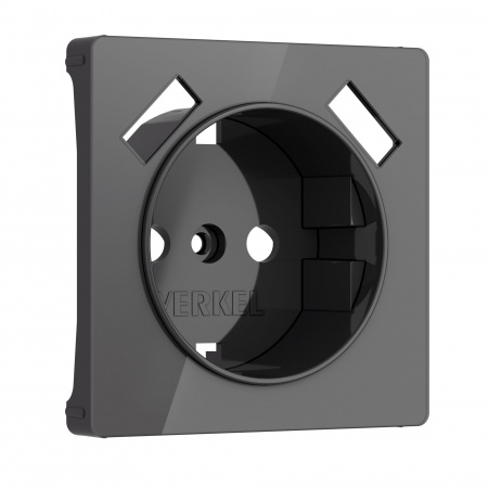 Накладка для розетки USB Werkel (графит акрил) БЕЗ РАМКИ