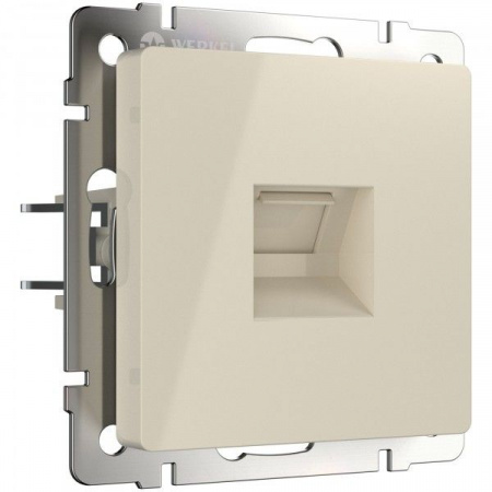 Розетка телефонная RJ-11 Werkel (слоновая кость) БЕЗ РАМКИ