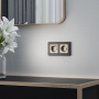 Накладка для USB розетки Werkel (шампань)